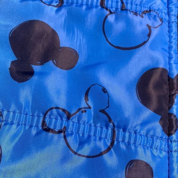 DISNEY Mickey Mouse Blue Puffer Vest - Picture 7 of 8